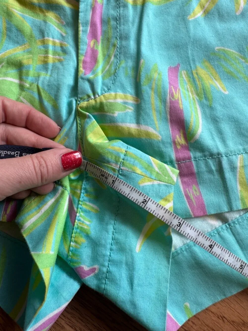 Lilly Pulitzer Walsh Shorts Palm Tree Pattern Size 2
